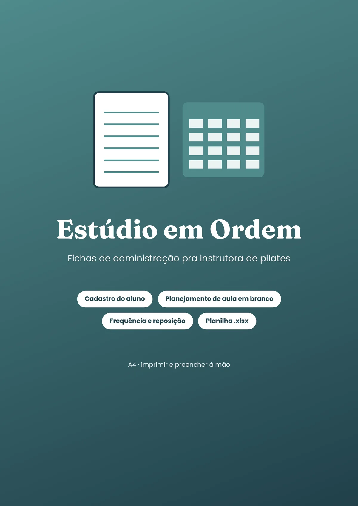 Página real do PDF Estúdio em Ordem: capa